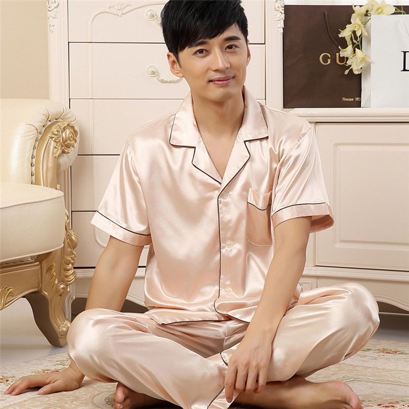 Ice Silk Middle-aged Home Service Suit