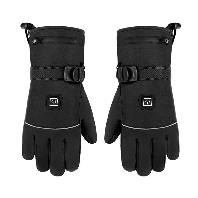 Winter Electric Motorcycle Heated  Touch Screen Gloves