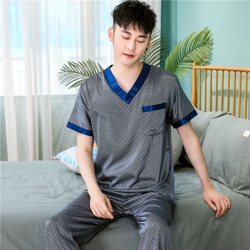 Ice Silk Middle-aged Home Service Suit