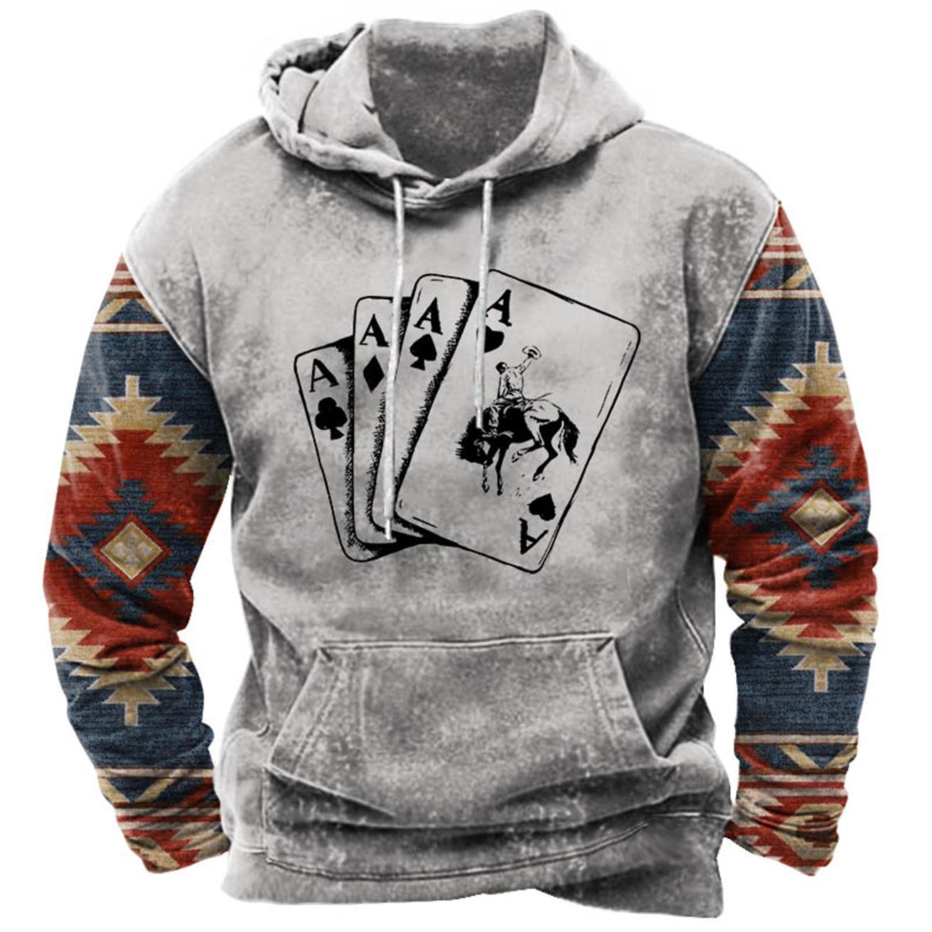 European And American Men's Street Printing Hoodie