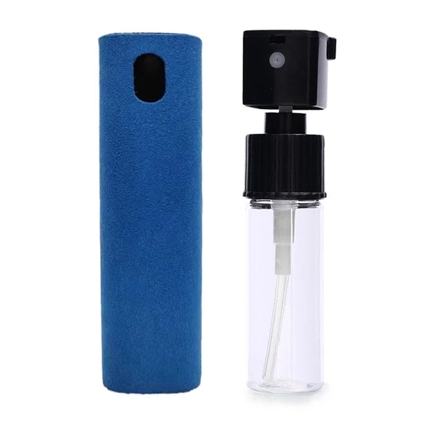 2in1 Microfiber Screen Cleaner Spray Bottle Set For Mobile Phone Computer Microfiber Cloth Wipe For Phone Cleaning Glasses Wipes