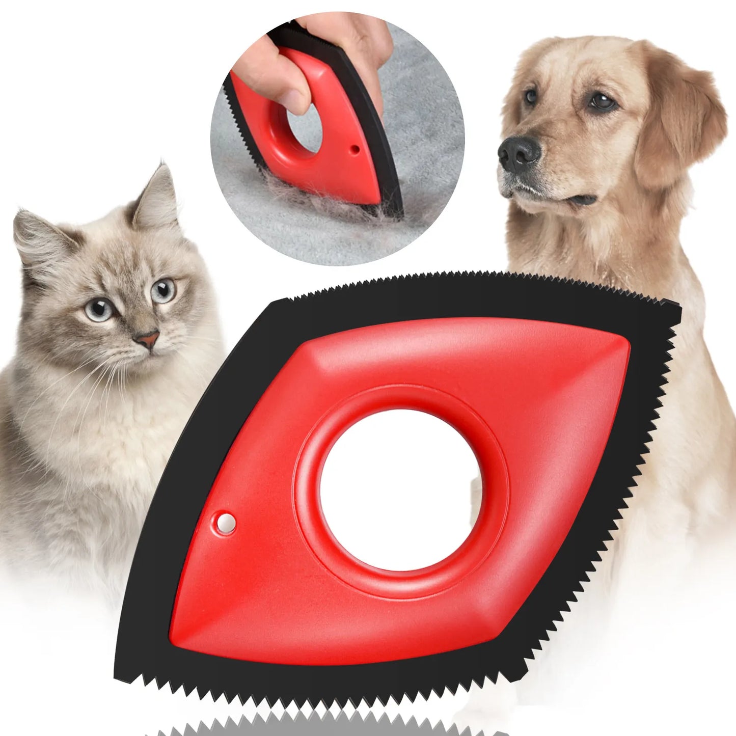 Pet Hair Remover Cat Fur Cleaning Device Carpet Sofa Car Detail Scraper Dog Lint Removal Silicone Dog Cat Fur Removal Brush