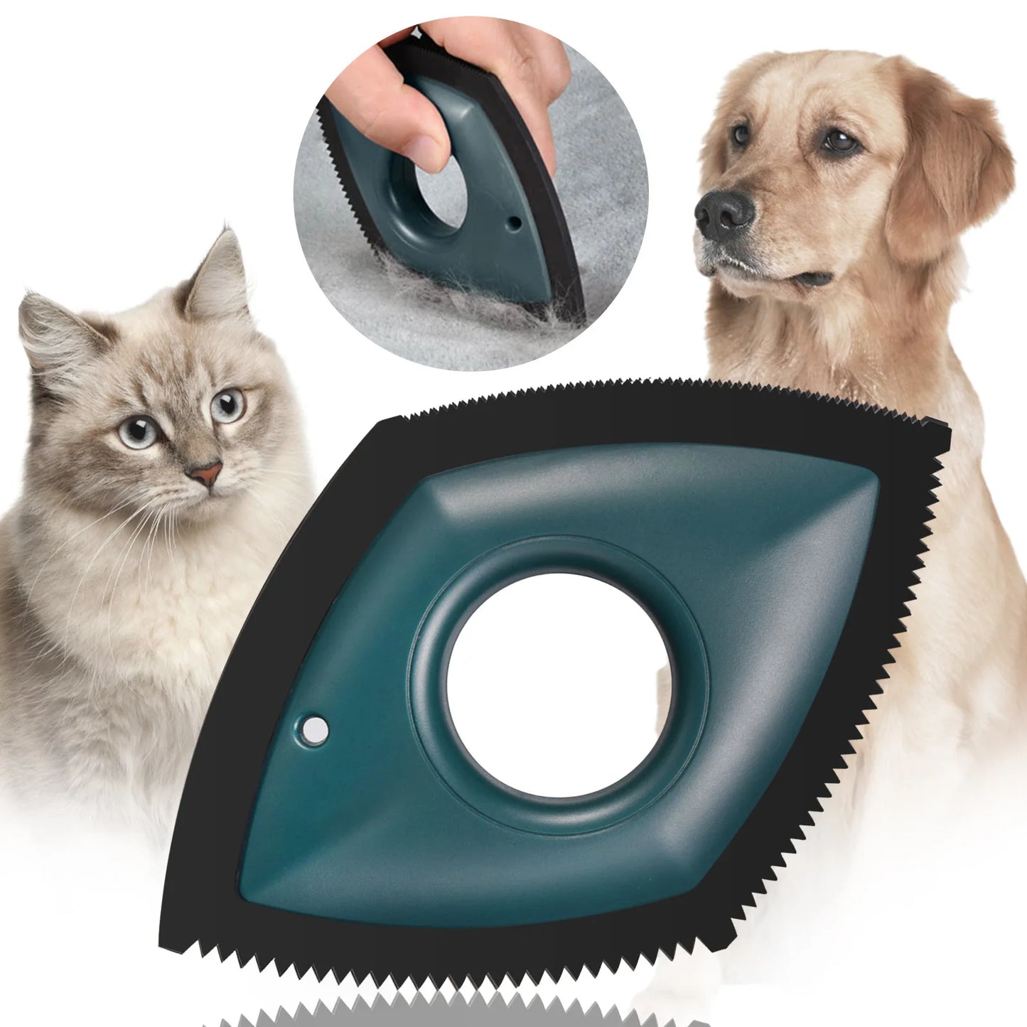 Pet Hair Remover Cat Fur Cleaning Device Carpet Sofa Car Detail Scraper Dog Lint Removal Silicone Dog Cat Fur Removal Brush