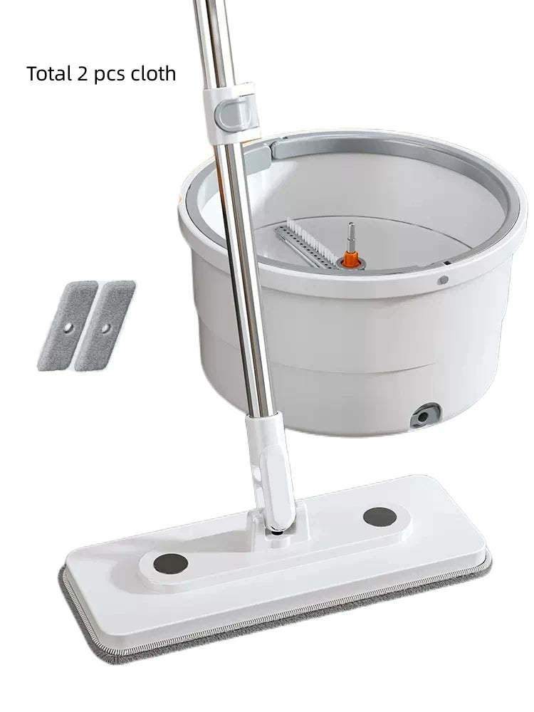 Mop Water Separation Bucket Floor Cleaning System Microfiber Spin Mop for Floor Cleaning Wet and Dry Use Household Cleaning Tool