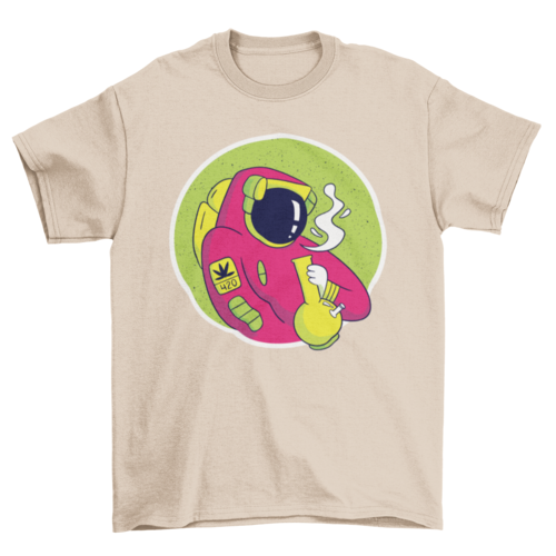 Astronaut bong t-shirt