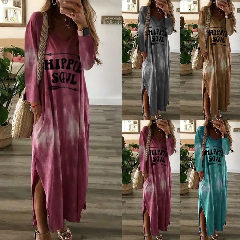 Women's Bohemian Medium Length Dress