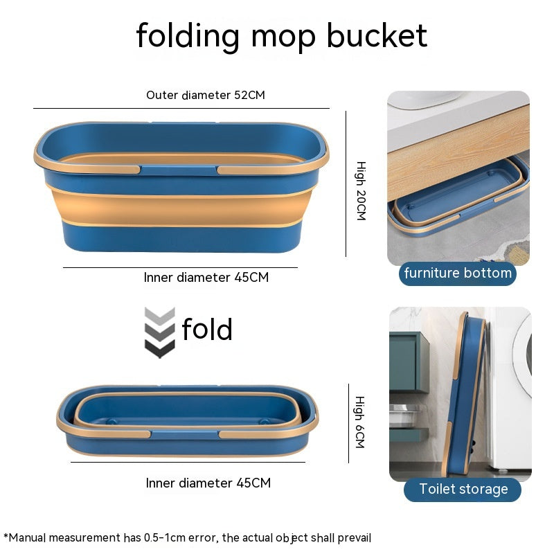 Household Double Handle Washing Mop Bucket