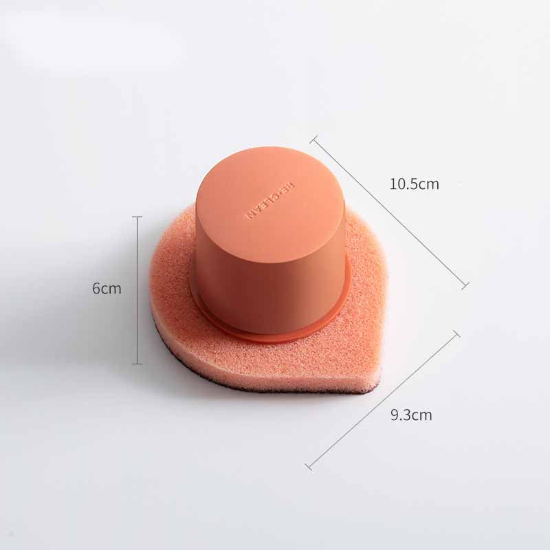 Emery Sponge Brush Household Cleaning For Kitchen Dishes Pot Scrubber Bathroom Tile Shower Bathtub Scouring Brush