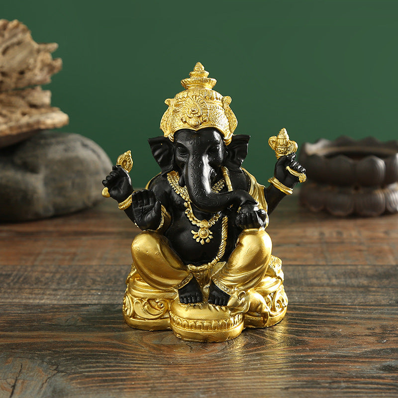 Desktop Resin Crafts Indian Buddhist Statue Crafts