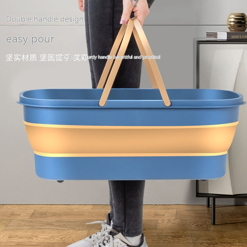 Household Double Handle Washing Mop Bucket