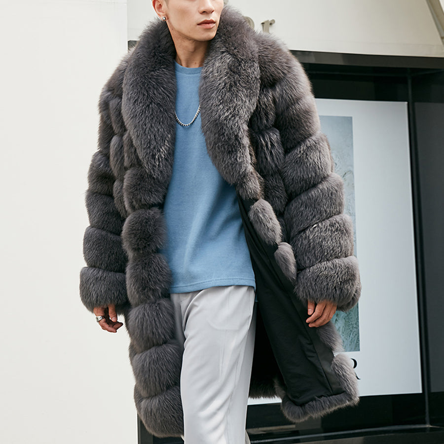 Fashionable And Personalized Fur Coat For Men