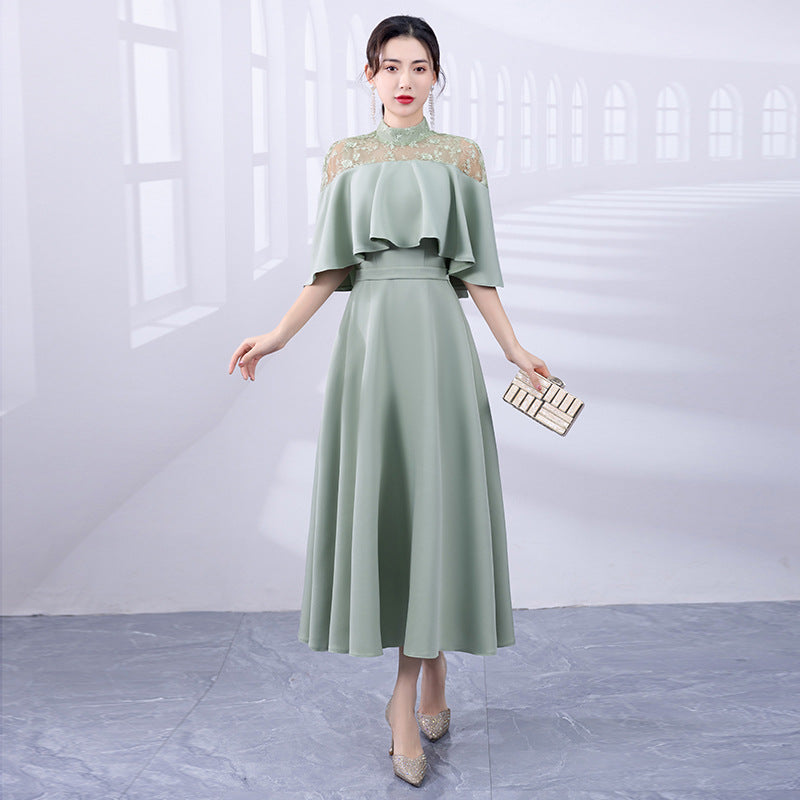 Slimming Dress Mid-length Evening Dress