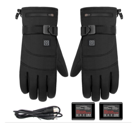 Winter Electric Motorcycle Heated  Touch Screen Gloves