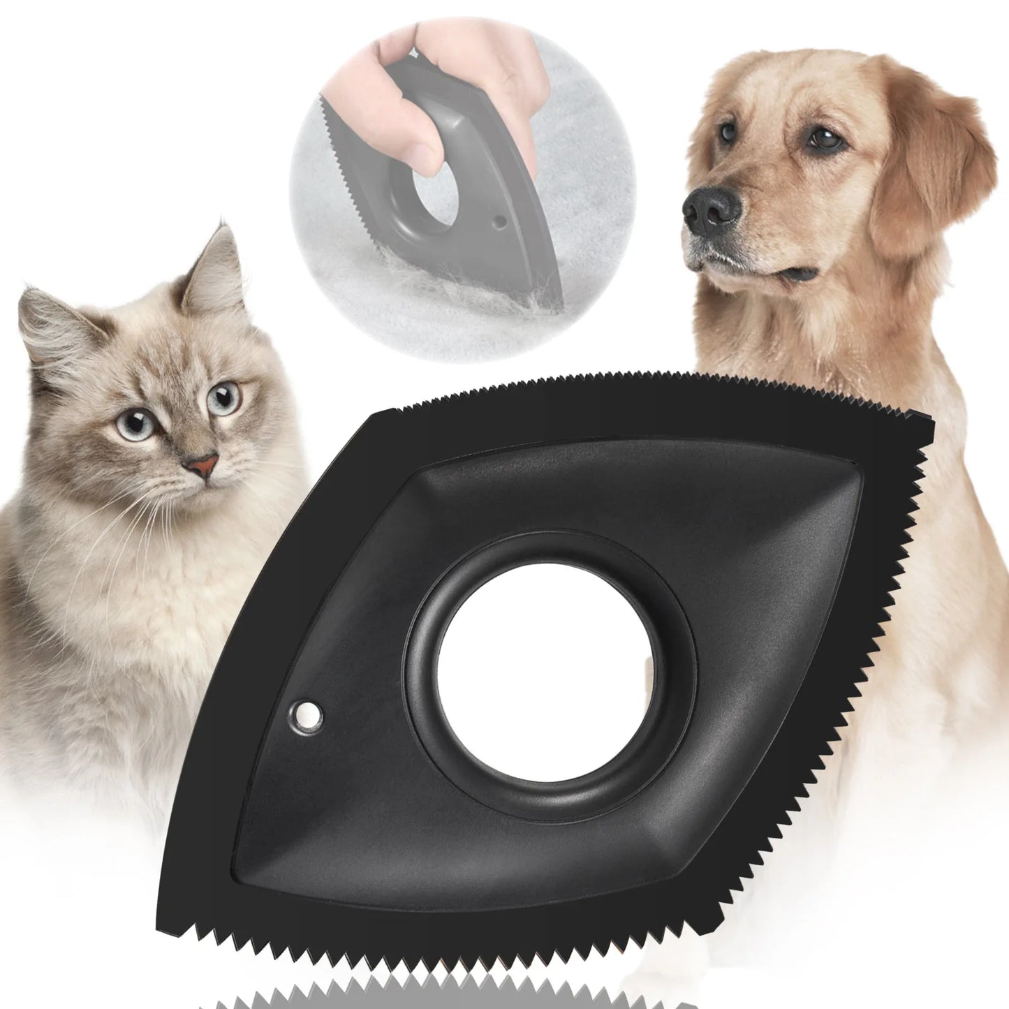 Pet Hair Remover Cat Fur Cleaning Device Carpet Sofa Car Detail Scraper Dog Lint Removal Silicone Dog Cat Fur Removal Brush