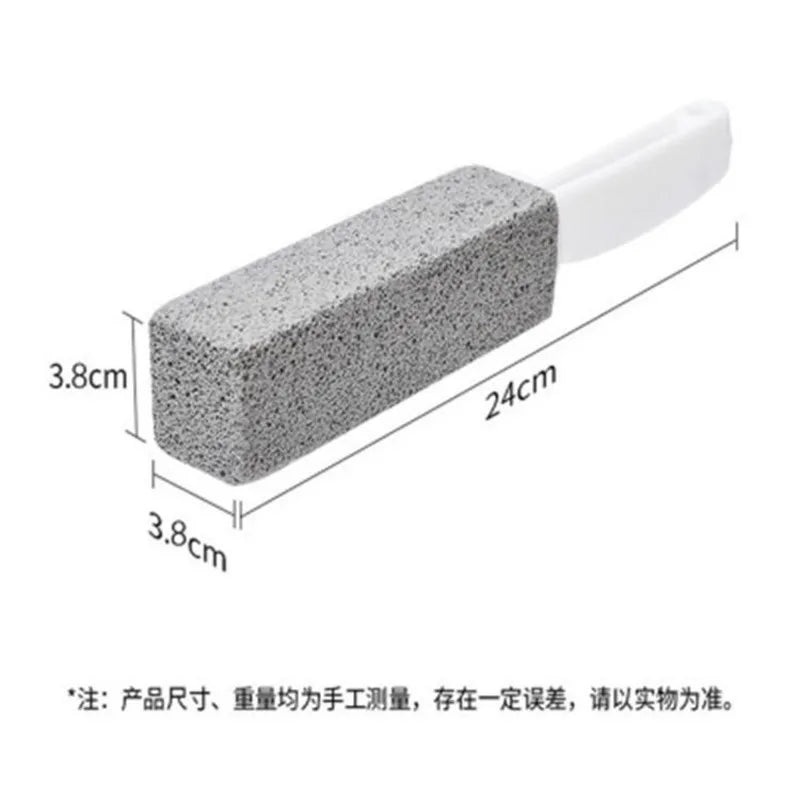 Pumice Stone Toilet Brush Bathroom WC Toilet Cleaning Brush Wand Tile Sink Bathtub Limescale Stain Remove Washing Cleaning Tool